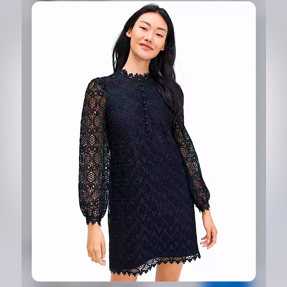 Kate Spade Scallop Lace Mini Dress *NWT* - Picture 1 of 3